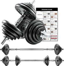 Verstellbares Hantelset Gusseisen 20KG für Krafttraining