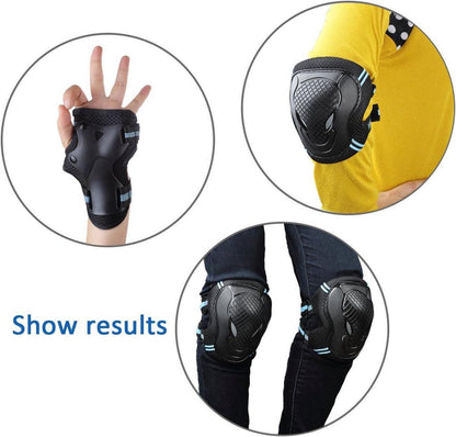 Skateboard Protektoren Set mit Helmet und Handgelenkschoner
