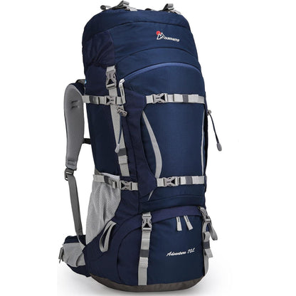 70L Trekkingrucksack mit Regenschutz für Damen und Herren