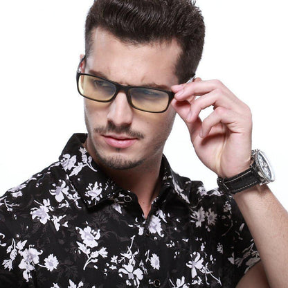 DUCO Blaulichtfilter Brille Herren Computer Gaming UV Schutz