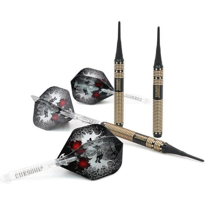 CUESOUL Dragon Soft Dartpfeile Set 16g with Luxury Case