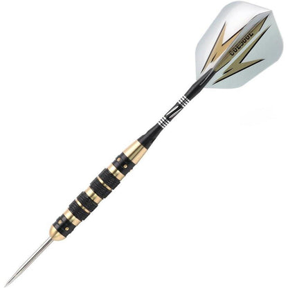 Steel Dartpfeile mit schwarzer Beschichtung und Messing