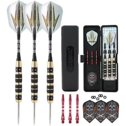 CUESOUL Steel Dartpfeile 20/23/26 Gramm Schwarze