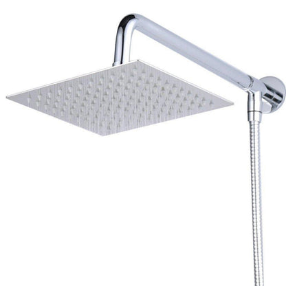 Quadratischer Einbauduschkopf Edelstahl 40cm Luxus Duschkopf