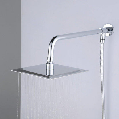 Quadratischer Einbauduschkopf Edelstahl 40cm Luxus Duschkopf