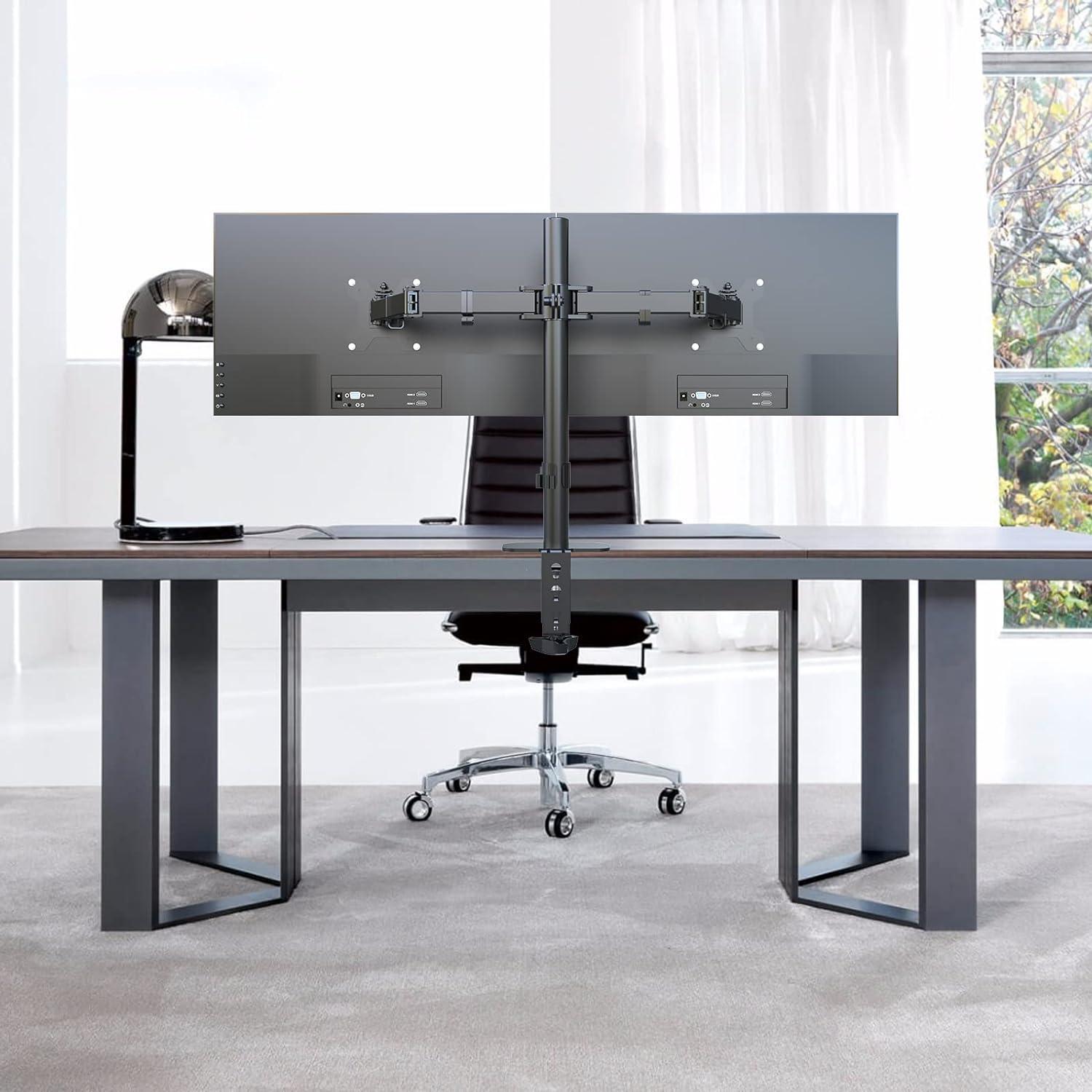Suptek Monitor Halterung für 13-27 Zoll Bildschirm VESA 75/100mm 10 kg Schwarz