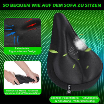 Zacro Gel Fahrradsattelbezug wasserdichter Sattelschutz