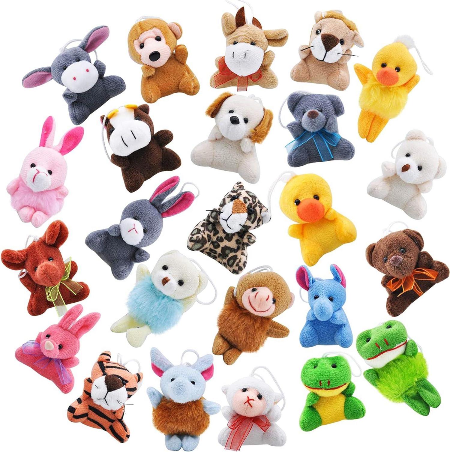 JOYIN 24er Pack Mini Plüschtiere Kinderparty Geschenk Set
