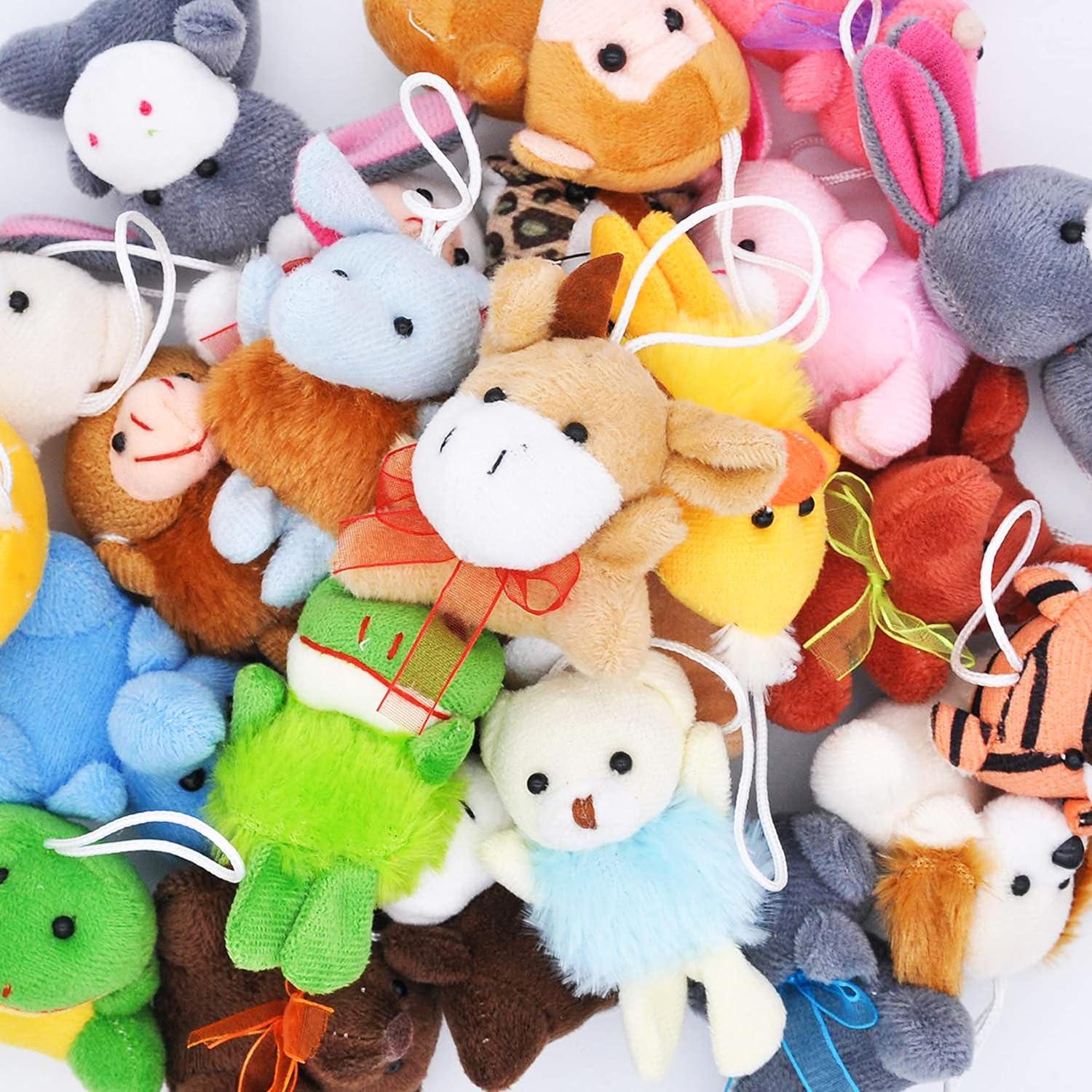 24er Pack Mini Plüschtiere Kinder Kuscheltier Mitgebsel Schule