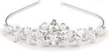 Kristall Strass Diadem Braut Haarband Hochzeit Perle Stirnband
