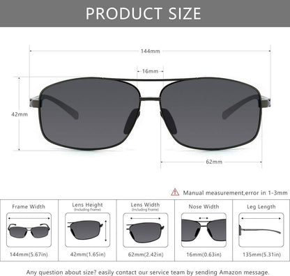 Ultraleichte Polarisierte Herren Sonnenbrille UV400 Schutz CAT 3