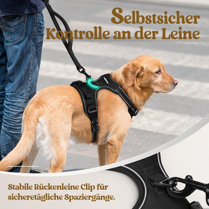 No-Pull Hundegeschirr atmungsaktiv Reflektoren Einstellbar