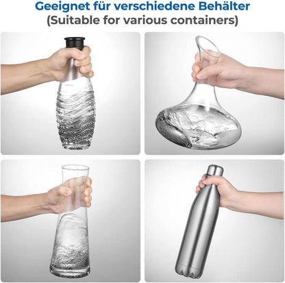 Edelstahl Reinigungskugeln für Flaschen Dekanter Vase
