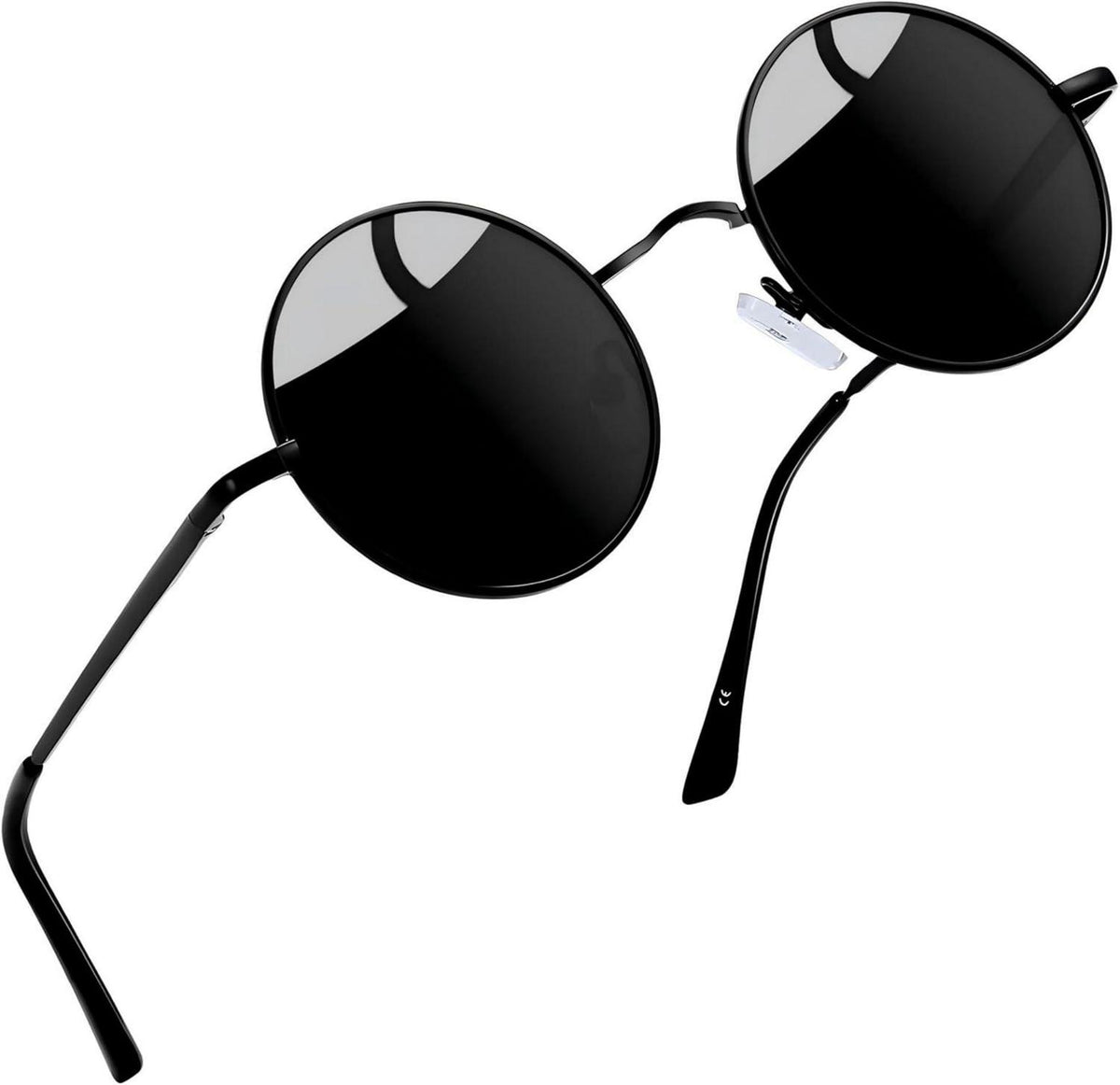 Joopin Retro Runde Polarisierte Vintage Sonnenbrille Hippie Steampunk