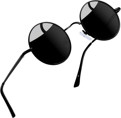 Joopin Retro Runde Polarisierte Vintage Sonnenbrille Hippie Steampunk