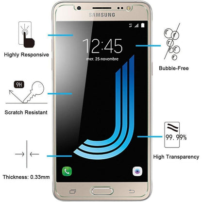Panzer Schutz Glas Samsung Galaxy J5 2016 2er Pack 9H Härte