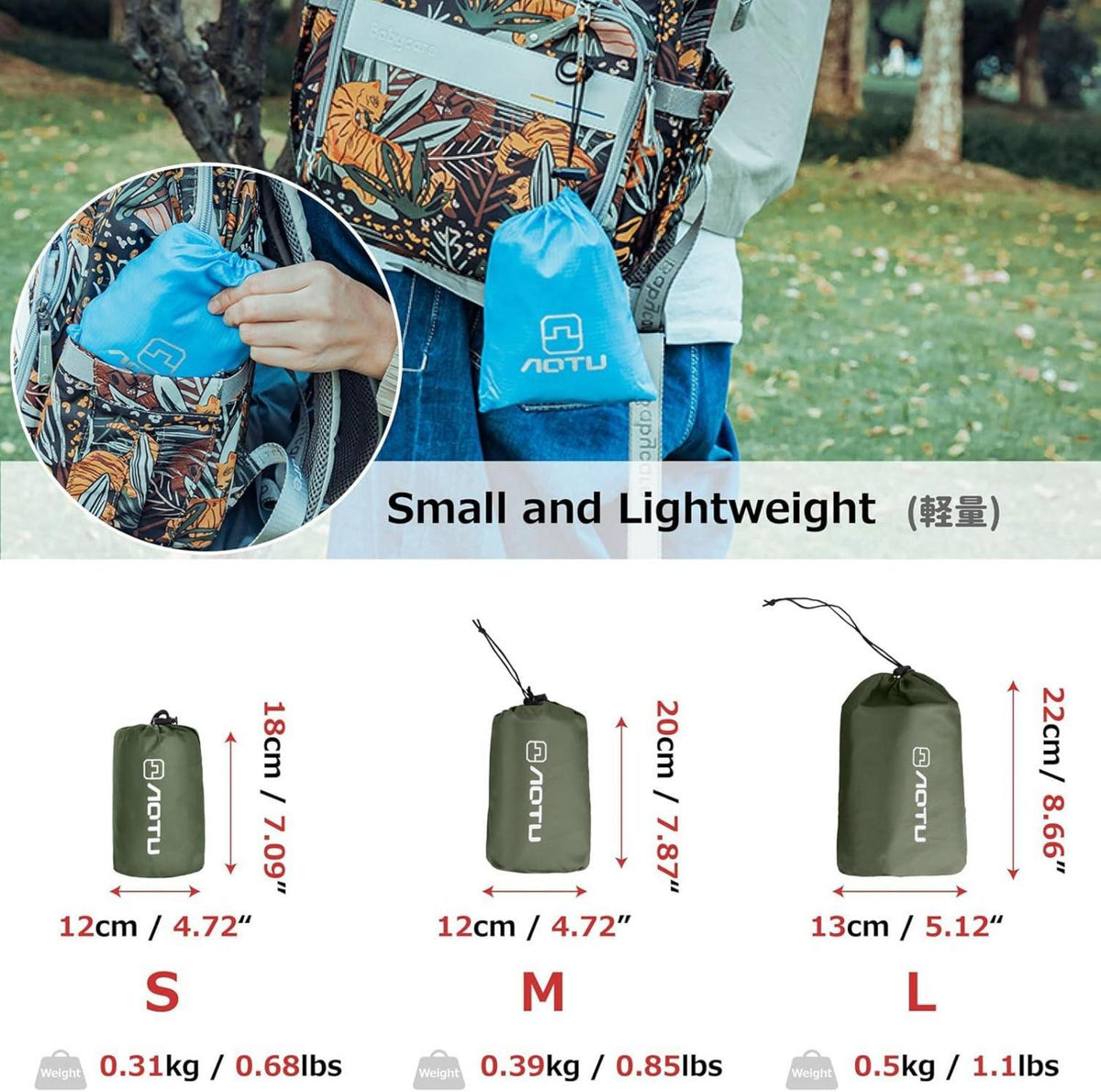 Wasserdichte Zeltplane Tarp Hängematte Picknickdecke Regenschutz Camping Blau M