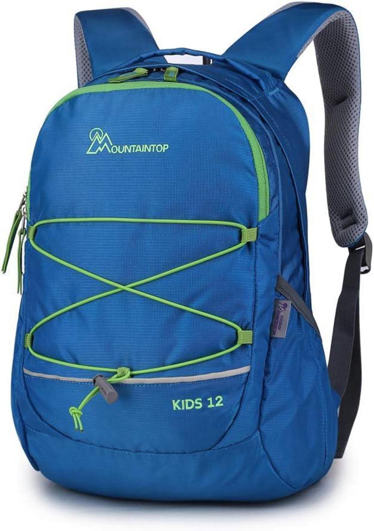 Kinderrucksack MOUNTAINTOP 10L für Jungen Mädchen Blau 22x15x38cm