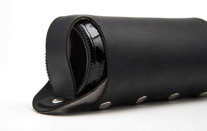 Old Tjikko Beer Holster Vintage Leather Black