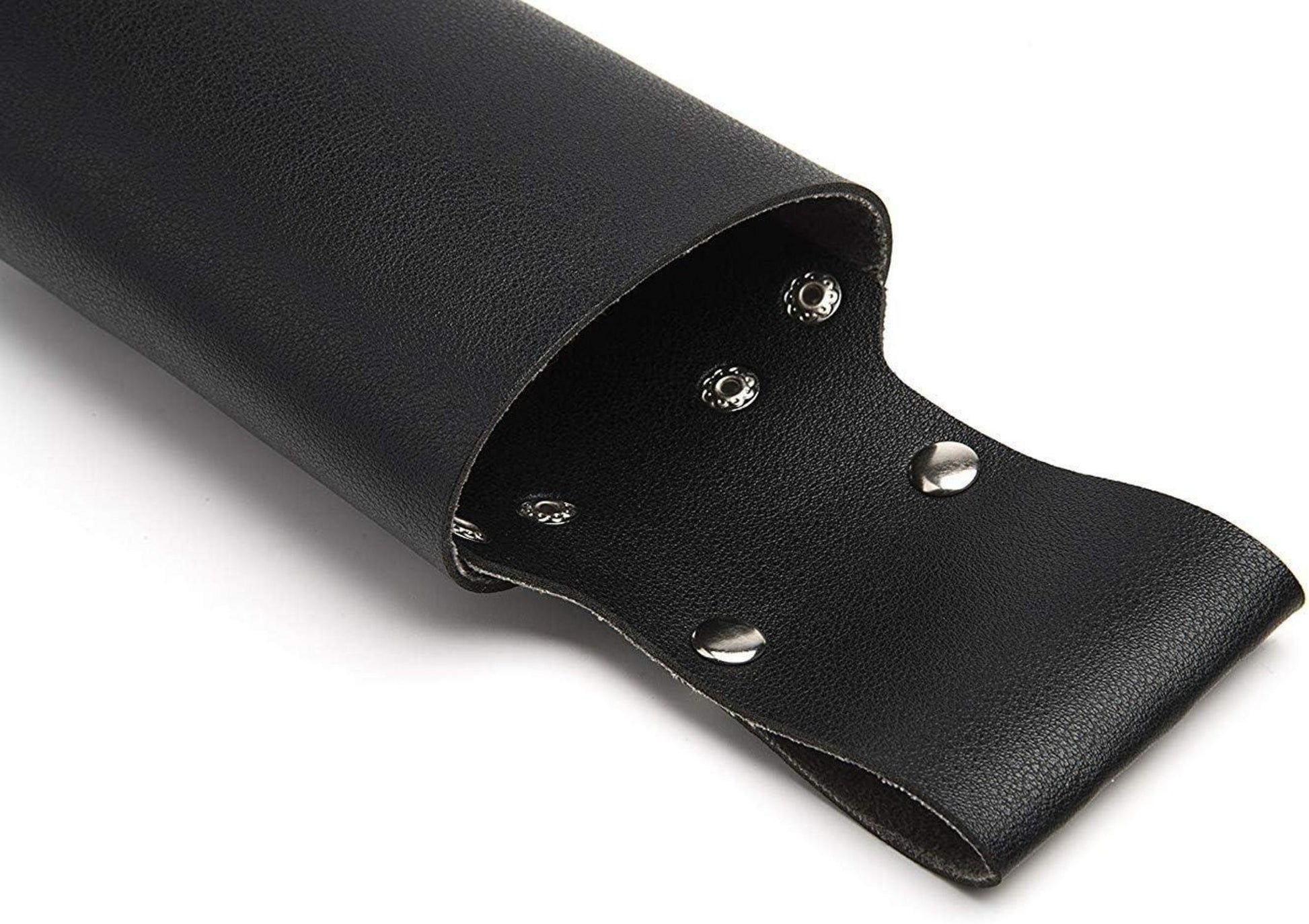 Herrentag Geschenk: Bier Holster Vintage Leder Black Iconic Retro Cowboy Style