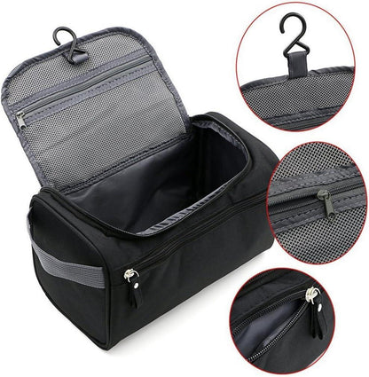 Kulturbeutel Reise Kulturtasche Aufhängen Waschtasche Schwarz 25x15x15