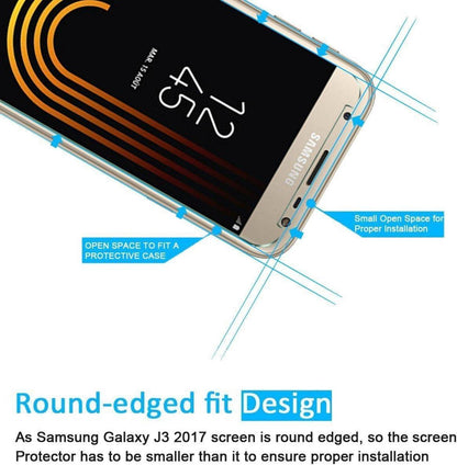 Panzer Schutz Glas Samsung Galaxy J3 2017 Kratzfest 9H Ultra-klar