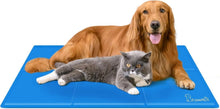 Selbstkühlende Kühlmatte für Katzen und Hunde XL Blau