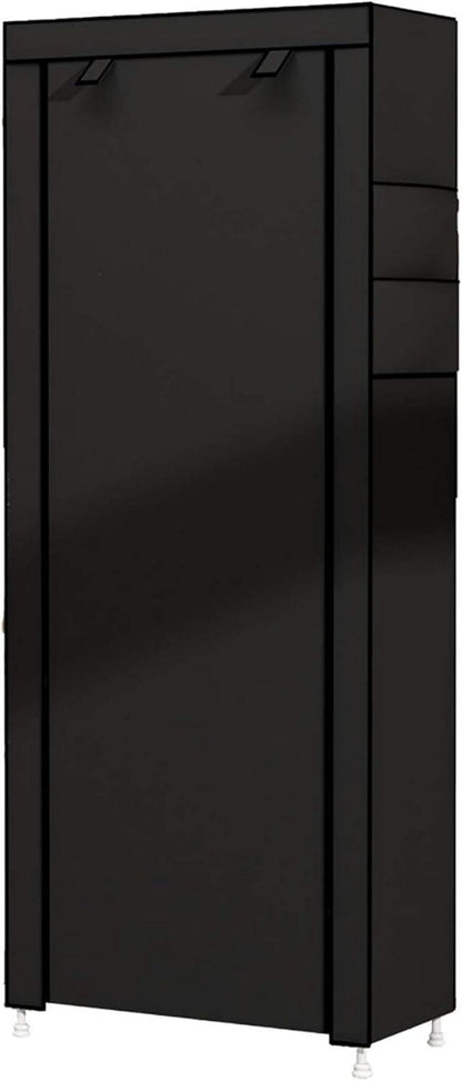 UDEAR 10-Tier Schuhschrank Shoe Storage für 27 Paar Schuhe Schwarz
