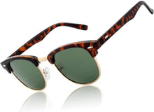 Retro Vintage Browline Sonnenbrille Polarisiert UV400 Schutz