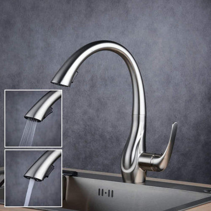 Drehbarer Küchenwasserhahn mit Ausziehbarer Brausearmatur