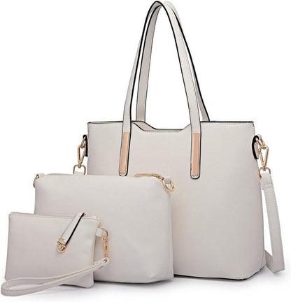 Handtasche Damen Schultertasche Tote Bag Set 3-teilig