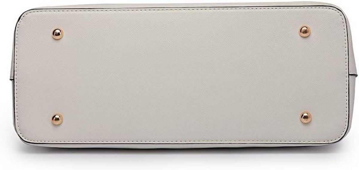 Miss Lulu Damen Handtasche Schultertaschen Tote Bag Henkeltasche Set 3-teilig