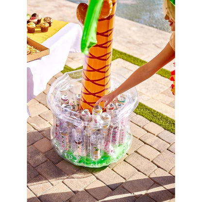 Aufblasbarer Palmen Getränkekühler 152cm für Poolparties