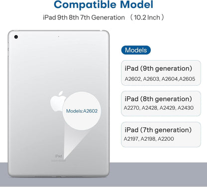 iPad 10,2 Schutzglas 3er Pack für 9., 8. & 7. Gen - 9H Härte