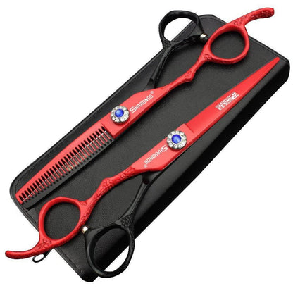 Linkshänder Friseurschere Set 6 Zoll | Edelstahl Profi Schere