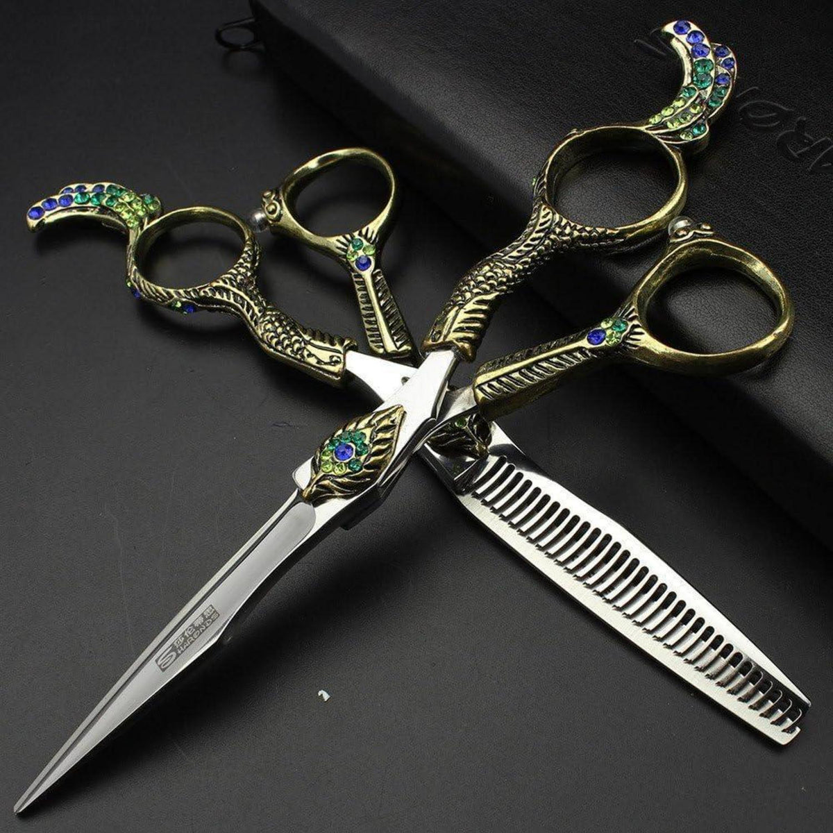 Japanische Friseurschere Set 6 Zoll Edelstahl 440C Stahl