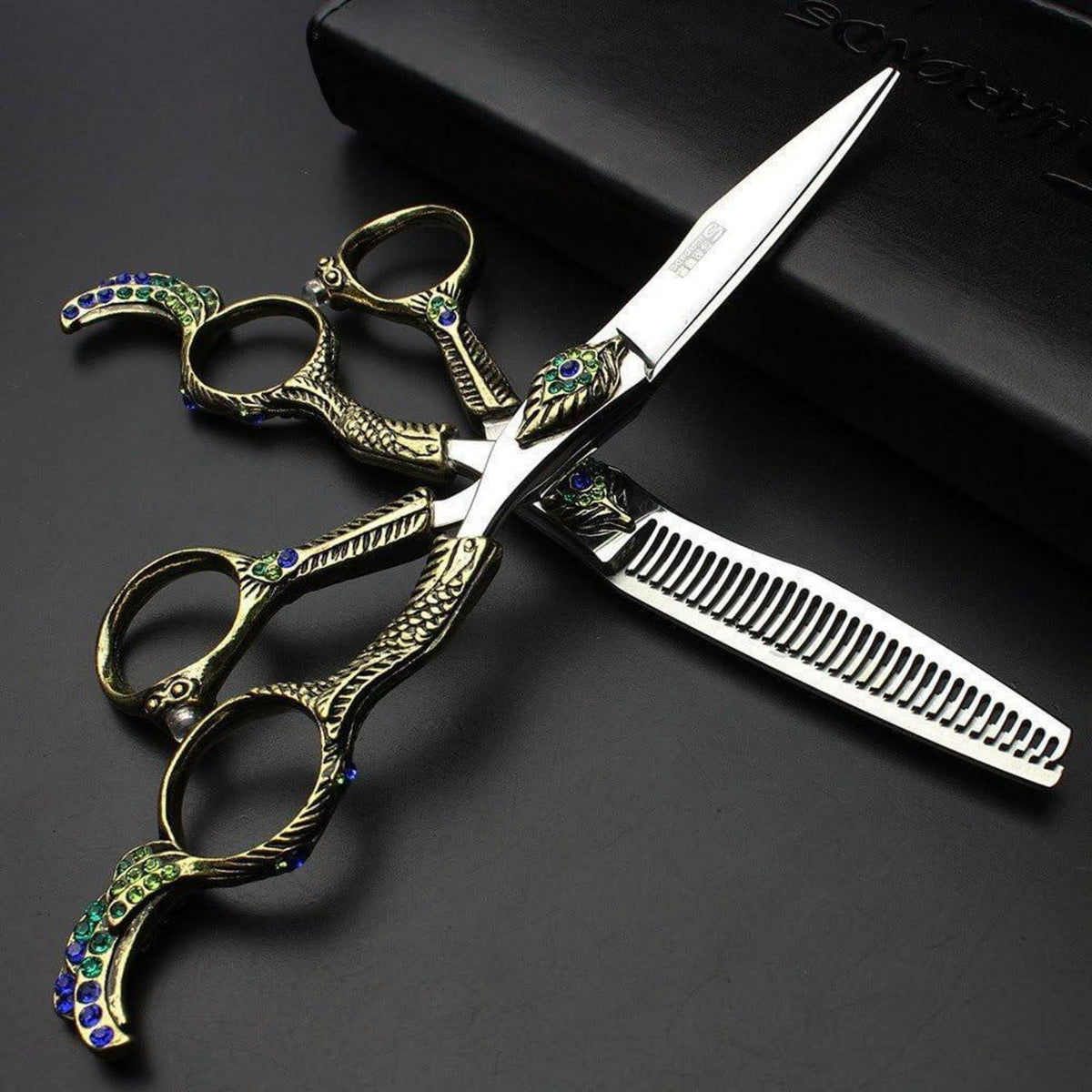 Japanische Friseurschere Set 6 Zoll Edelstahl 440C Stahl