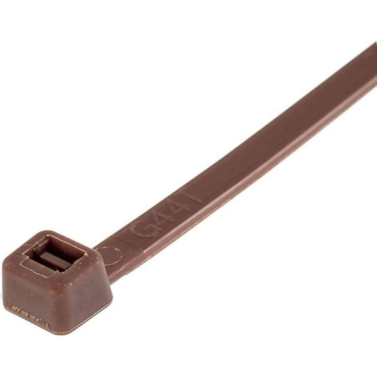 100 Kabelbinder Braun 300mm, 22kg Zugfestigkeit, UV Beständig