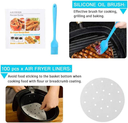 Heißluftfritteusen Zubehör Set 5-tlg. für 3,5 QT Gowise Philips Cozyna