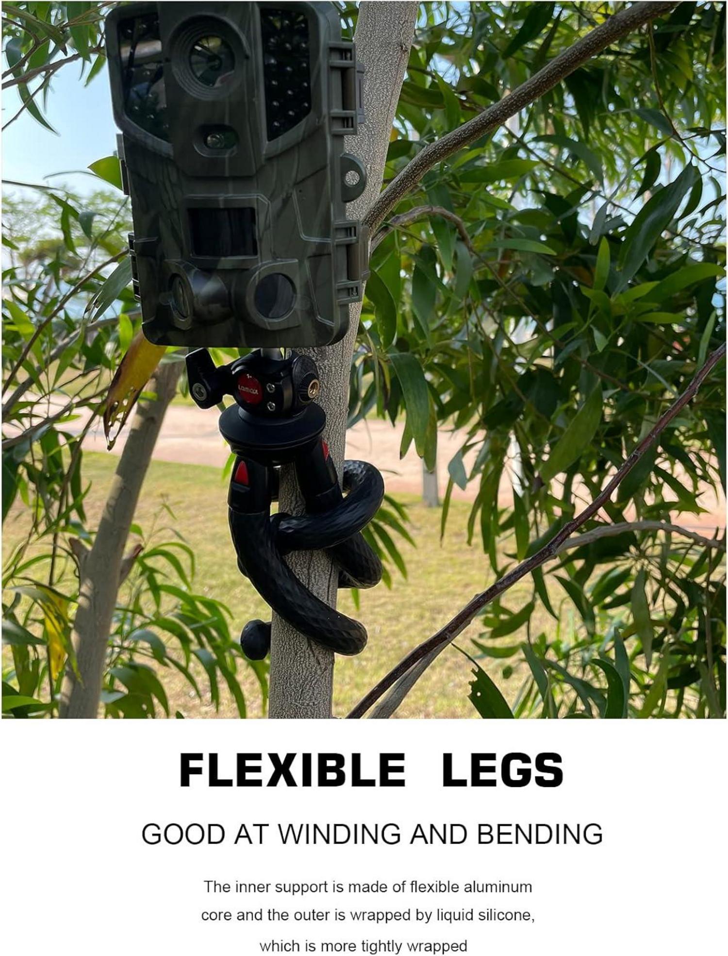 Flexibles Handy Stativ mit XL Halterung & Actioncam Adapter