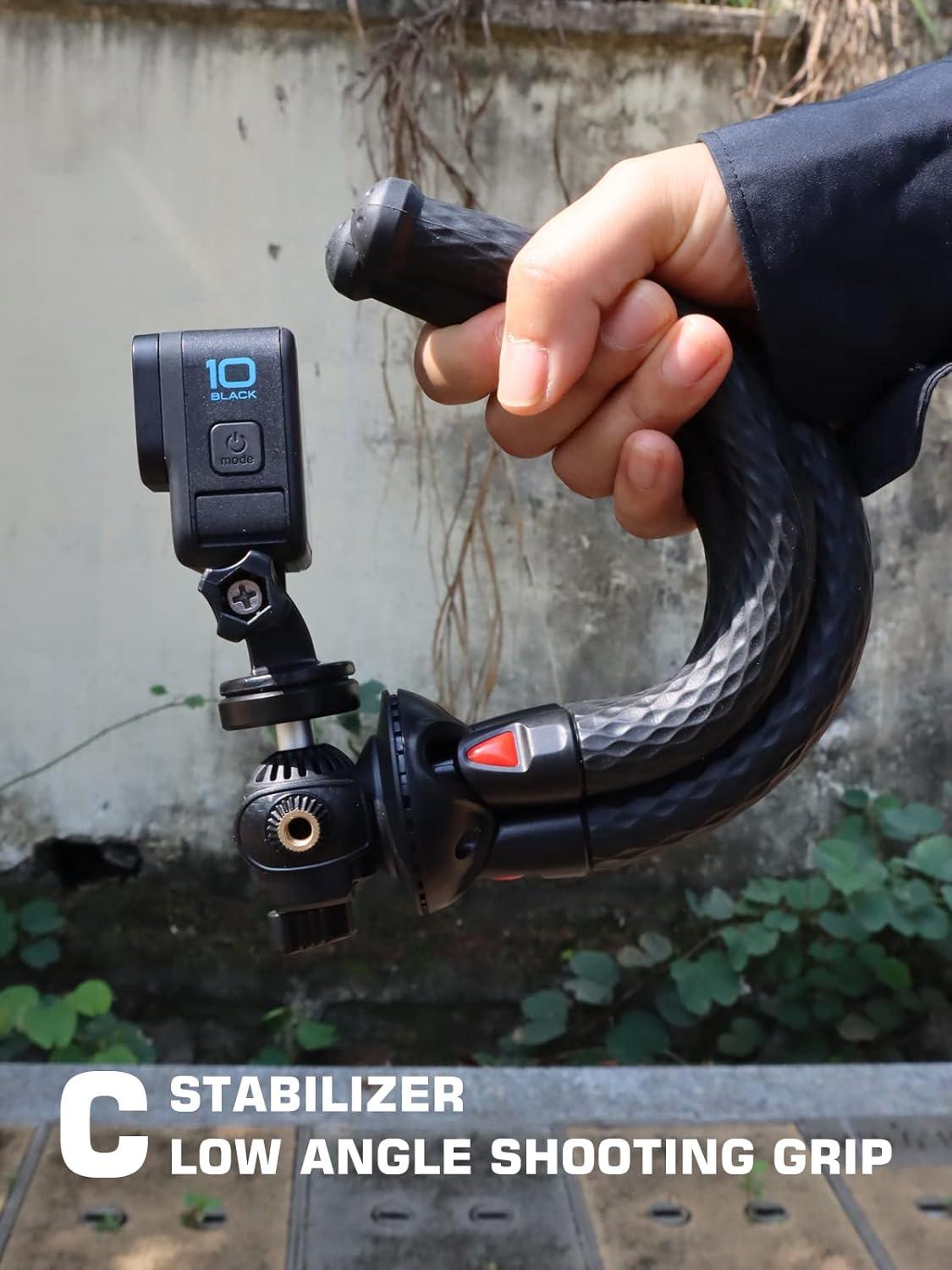 Flexibles Handy Stativ mit XL Halterung & Actioncam Adapter
