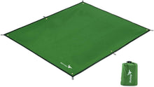 Zeltplane Wasserdicht Dunkelgrün Camping Tarp Zeltunterlage Hängematte