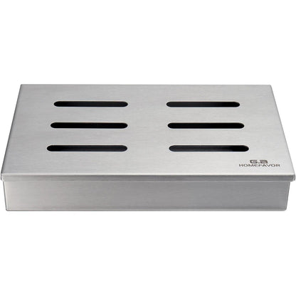 Tisch Räucherofen Räucherbox für Gasgrill Edelstahl Smoker