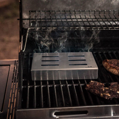 Tisch Räucherofen Räucherbox für Gasgrill Edelstahl Smoker