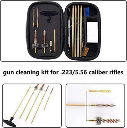 Gun Cleaning Kit Pro .223/5.56 Gewehr Pistolen Reinigungsset mit Bohrkammerbürsten