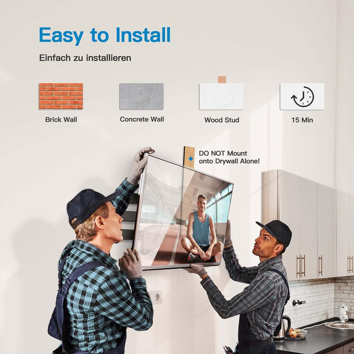 TV Wandhalterung Schwenkbar Neigbar für 13-42 Zoll Fernseher bis 20kg