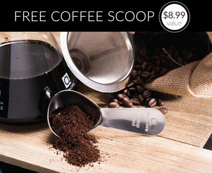 Pour Over Kaffeebereiter mit Glas-Karaffe & Edelstahl-Filter