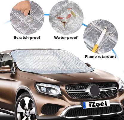 iZoeL Magnetische Auto Frontscheibenabdeckung Frostschutz Sonnenschutz