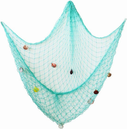 Fischernetz Deko Muscheln Aufhängen 150x200cm Maritime Wand Wohnzimmer