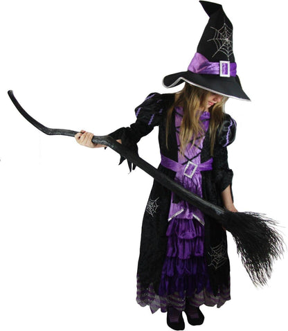Spooktacular Creations Hexe Kinder Kostüm Set Medium Lila